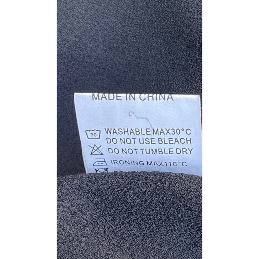 Lioness Women's Black Chiffon Asymmetric Shoulder Midtown Mini Dress Size L - Picture 5 of 14